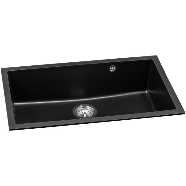 Фото - Мийка кухонна GRANADO Under top XL Black Shine