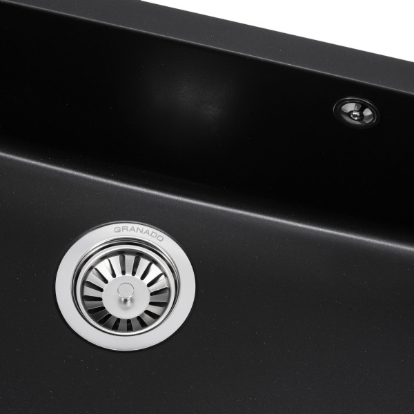 Фото - Мийка кухонна GRANADO Under top XL Black Shine