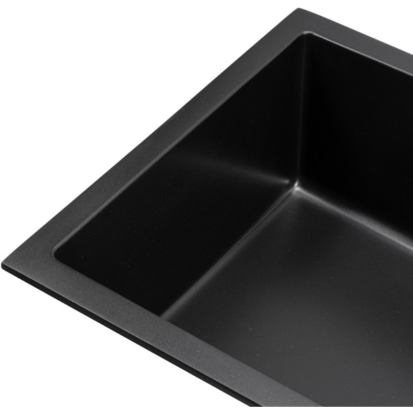 Фото - Мийка кухонна GRANADO Under top XL Black Shine
