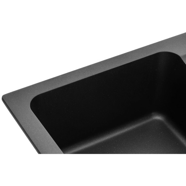 Фото - Мийка кухонна GRANADO Vigo Black Shine