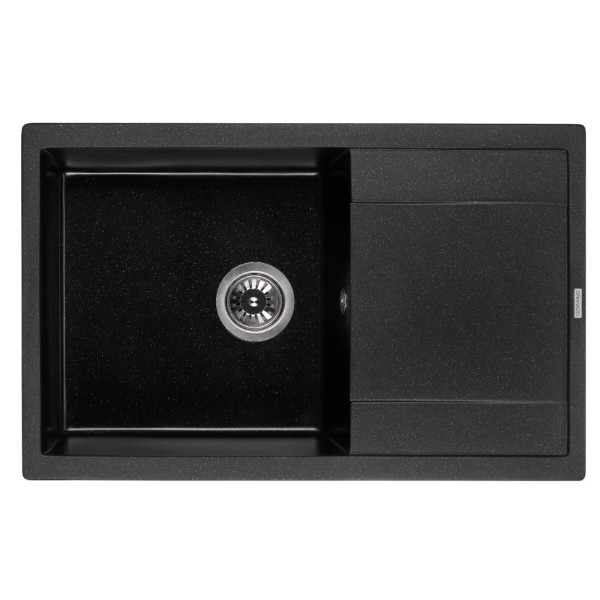 Фото - Мойка кухонная GRANADO Alicante Black Shine