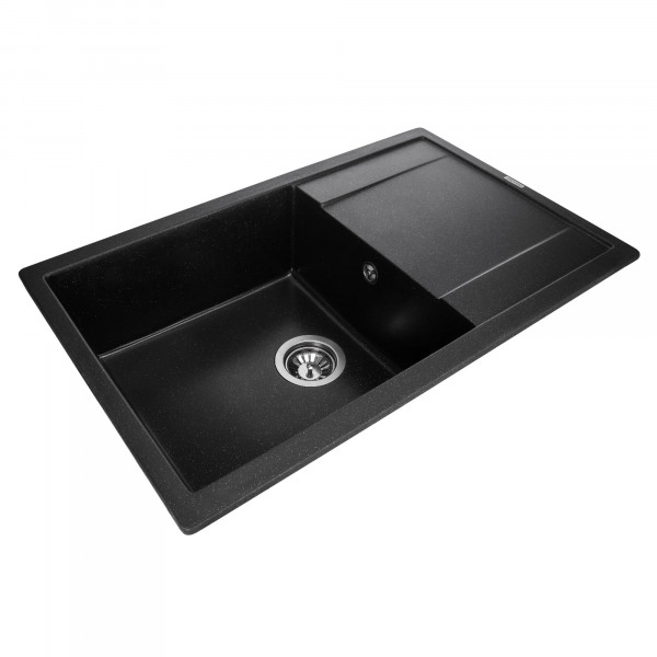 Фото - Мийка кухонна GRANADO Alicante Black Shine