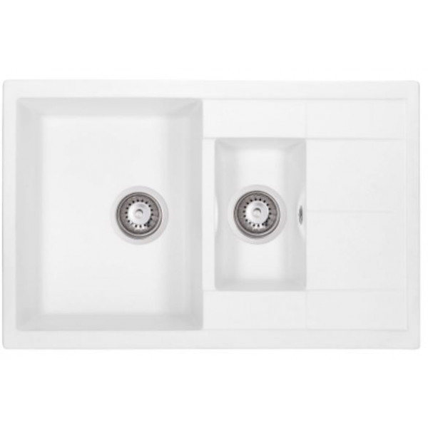 Фото - Мийка кухонна GRANADO Leon White