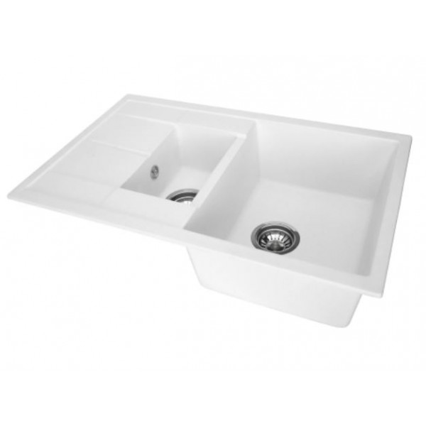 Фото - Мийка кухонна GRANADO Leon White