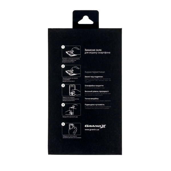 Фото - Защитное стекло для смартфона Grand-X for Xiaomi Mi 11 Lite Black 0.33мм (GXXMI11LFCB)
