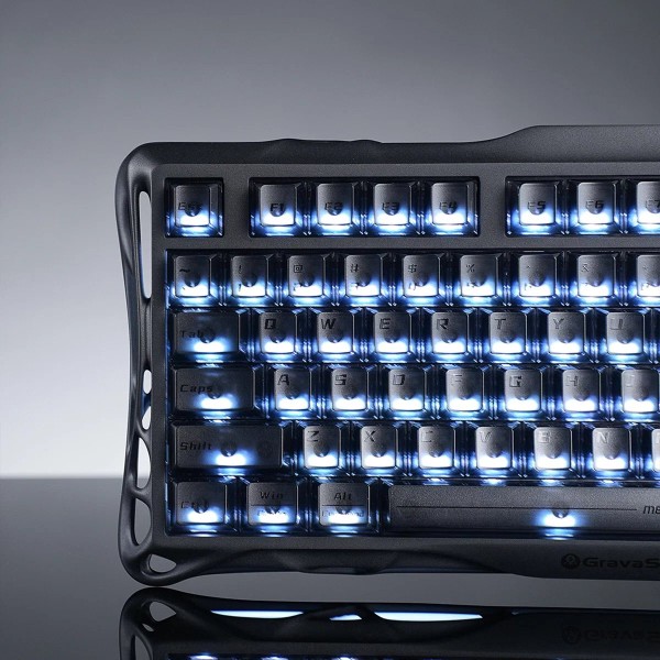 Фото - Клавиатура беспроводная игровая GravaStar Mercury K1 80keys (GSK1_XTAL_BLK)