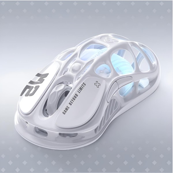 Фото - Мышь беспроводная игровая GravaStar Mercury M2 RGB Opaline White (GRAVASTARM2_WHT)