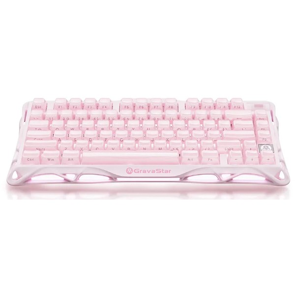 Фото - Клавиатура беспроводная игровая GravaStar Mercury K1 Sakura Pink (GS_K1_P_PNK)