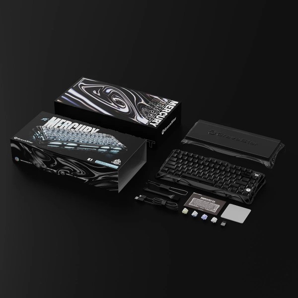 Фото - Клавиатура беспроводная игровая GravaStar Mercury K1 80keys (GSK1_XTAL_BLK)