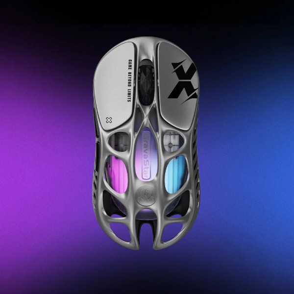 Фото - Мышь беспроводная игровая GravaStar Mercury X BT/WL/USB-A RGB (GSX_GRY)
