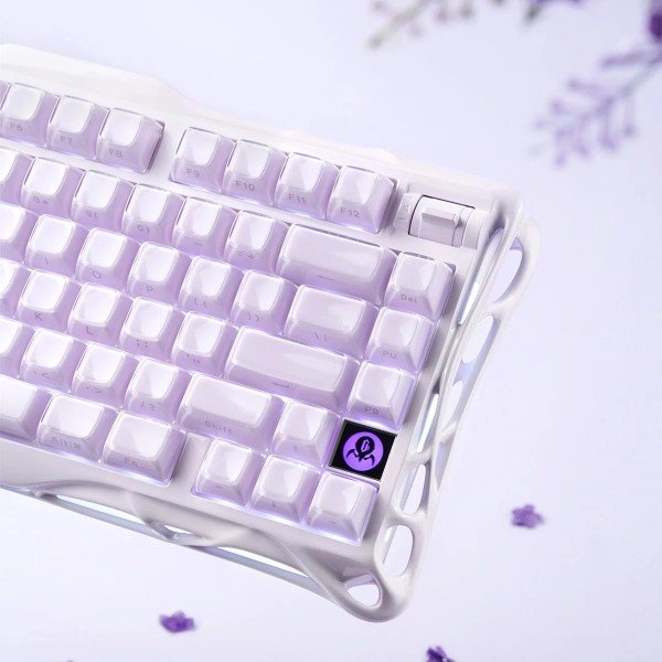 Фото - Клавиатура беспроводная игровая GravaStar Mercury K1 Lavender Purple (GSK1_PL)