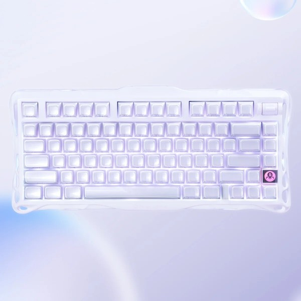 Фото - Клавиатура беспроводная игровая GravaStar Mercury K1 Lavender Purple (GSK1_PL)