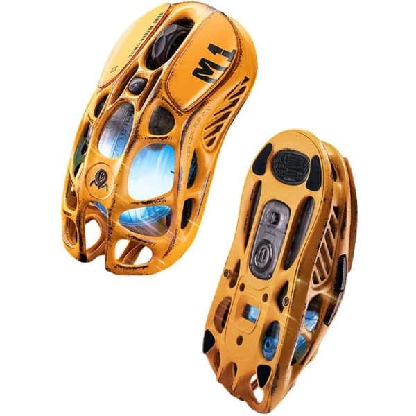 Фото - Мышь беспроводная игровая GravaStar Mercury M1 Pro  Battle-Worn Yellow (GSM1PRO_YLW)