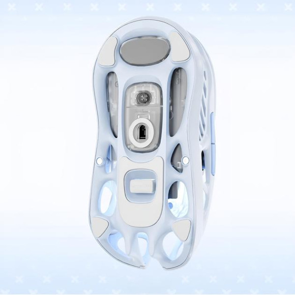 Фото - Мышь беспроводная игровая GravaStar Mercury M1 Pro Ice Blue (GRAVASTARM1PRO_BLU)