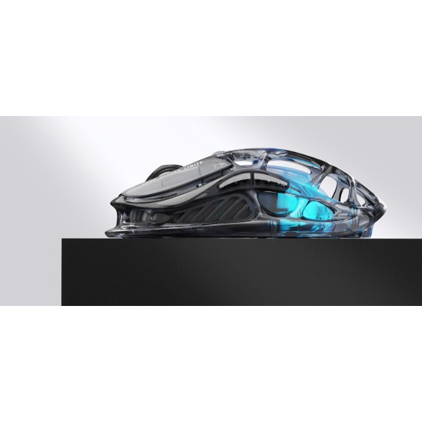 Фото - Мышь беспроводная игровая GravaStar Mercury M2 BT/WL/USB-A RGB (GRAVASTARM2_XTAL_BLK)
