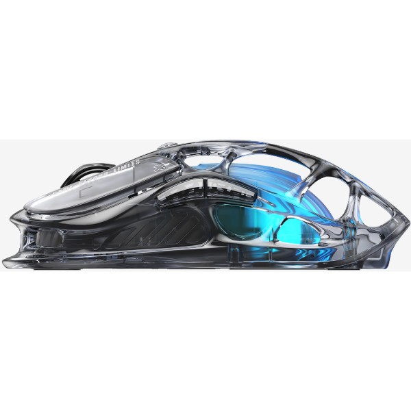 Фото - Мышь беспроводная игровая GravaStar Mercury M2 BT/WL/USB-A RGB (GRAVASTARM2_XTAL_BLK)