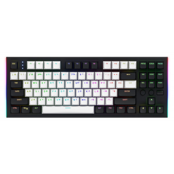 Фото - Клавіатура дротова ігрова Hator Gravity TKL Orange USB Black (HTK560UA)