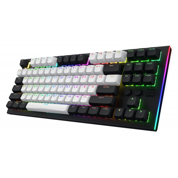 Фото - Клавіатура дротова ігрова Hator Gravity TKL Orange USB Black (HTK560UA)