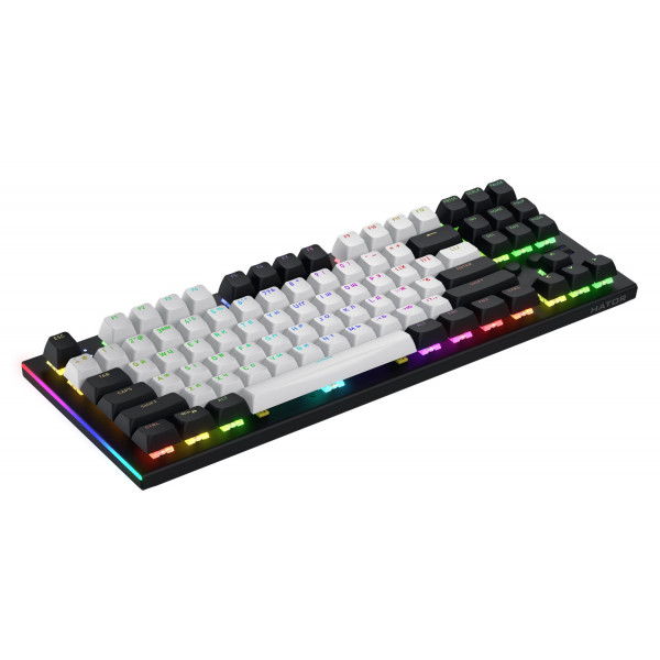 Фото - Клавіатура дротова ігрова Hator Gravity TKL Orange USB Black (HTK560UA)