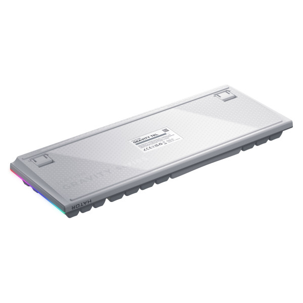 Фото - Уцінка - Клавіатура дротова ігрова Hator Gravity TKL Orange USB White (HTK561UA)
