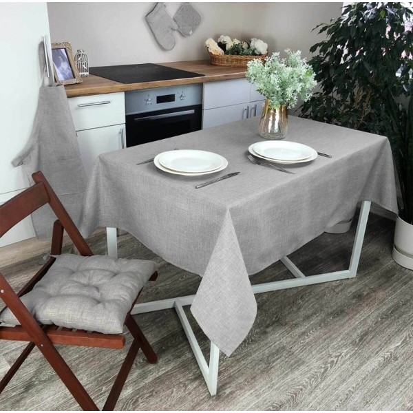 Фото - Скатерть прямоугольная Прованс 180х136 Gray Milan (024636)