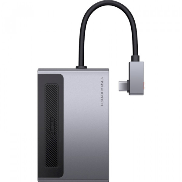 Фото - Хаб USB Baseus Magic Multifunctional Type-C HUB Space Gray (CAHUB-DA0G)