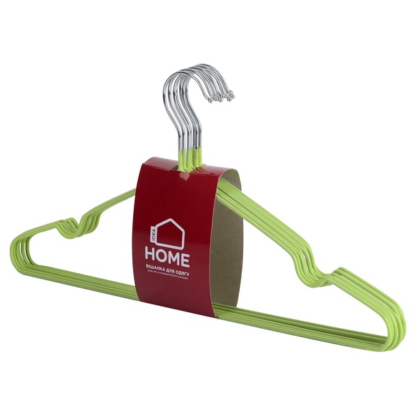 Фото - Вішалка Idea Home 40,5x21 см 8 шт. Green (6722134)