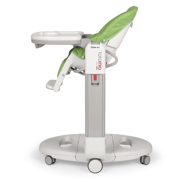 Фото - Стульчик-качалка для кормления Peg-Perego Tatamia Follow Me Wonder Green (пятноустройчивый зеленый)