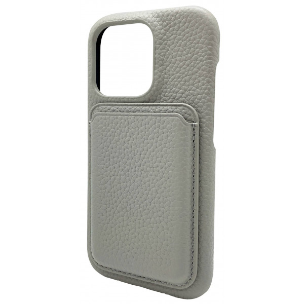 Фото - Чохол для смартфону ILera NAPA leather Case SET iPhone Ionic Grey 15 Pro Max (iLNPSTGr15PrM)
