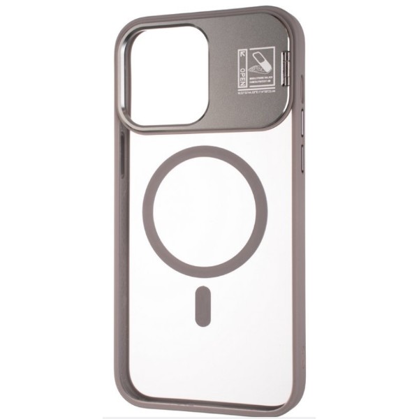 Фото - Чехол для смартфона Gelius Yoga Case Camera stand MagSafe for iPhone 14 Pro Max Gun Grey (98605)