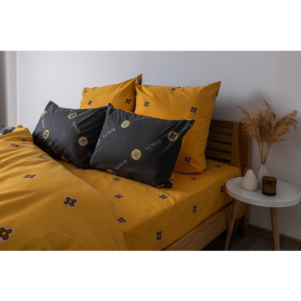 Фото - Комплект постільної білизни ТЕП Soft dreams Grey and Orange (2-03860_26022)