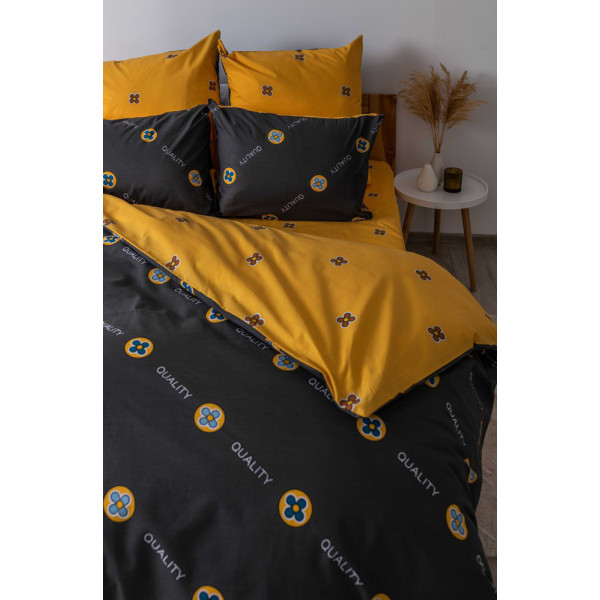 Фото - Комплект постельного белья ТЕП Soft dreams Grey and Orange (2-03857_26019)