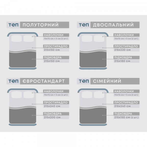 Фото - Комплект постільної білизни ТЕП Grey Dots (2-00881_25106)