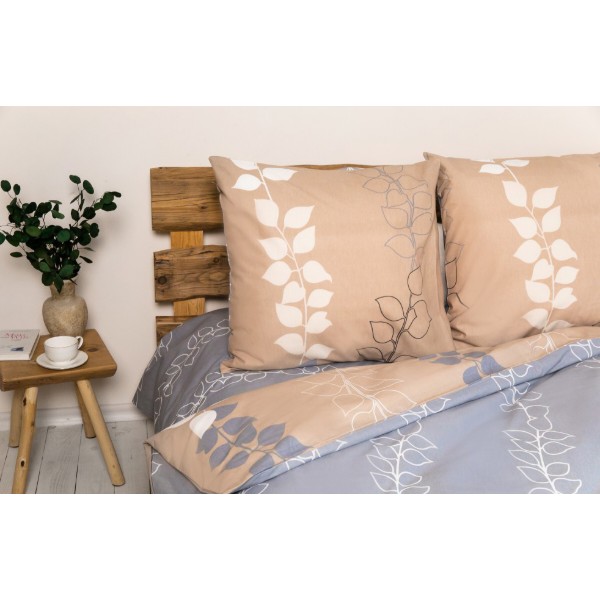 Фото - Комплект постельного белья ТЕП Soft dreams Grey Leaf (2-03860_25851)