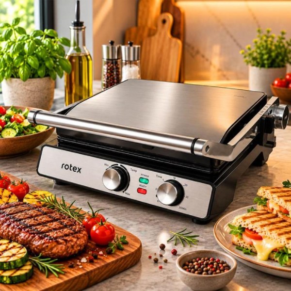 Фото - Гриль-барбекю електричний Rotex RSM550-XL MasterGrill