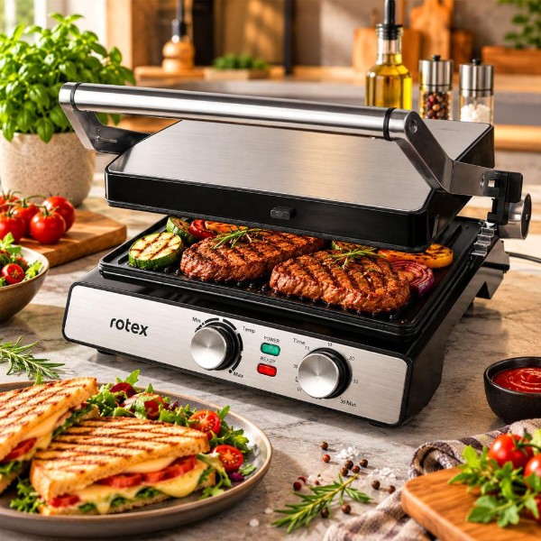 Фото - Гриль-барбекю електричний Rotex RSM550-XL MasterGrill