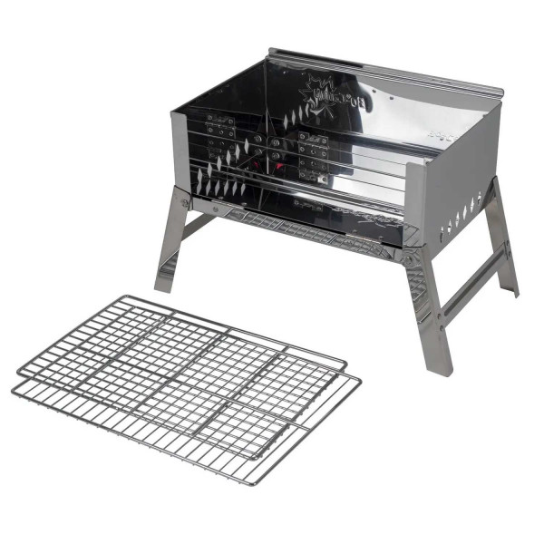 Фото - Мангал для пікніка Bo-camp Compact Delux Silver (8108360)