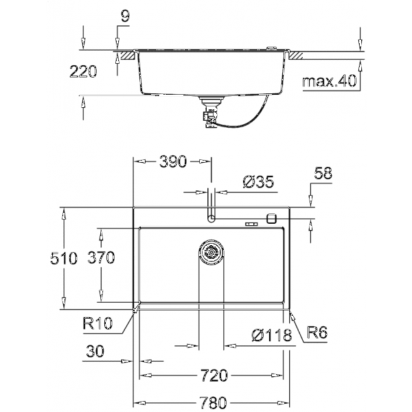 Фото - Мойка кухонная Grohe K700 (31652AP0)