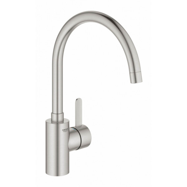 Фото - Кухонний змішувач Grohe Via Cosmo Ohm C суперсталь (30431DC0)