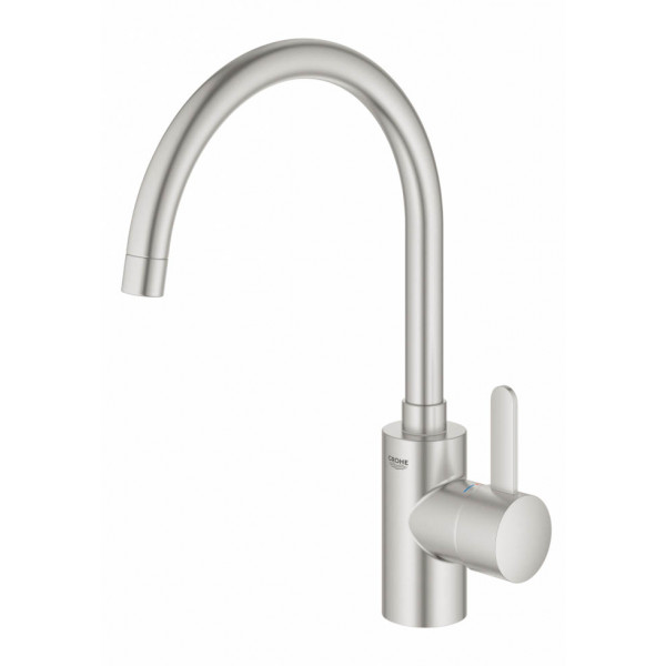 Фото - Кухонний змішувач Grohe Via Cosmo Ohm C суперсталь (30431DC0)