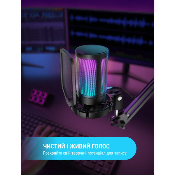 Фото - Микрофон для компьютера проводной Fifine A6V Ampligame