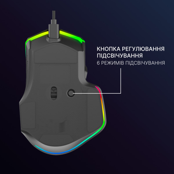 Фото - Миша дротова ігрова GamePro USB Black (GM560)