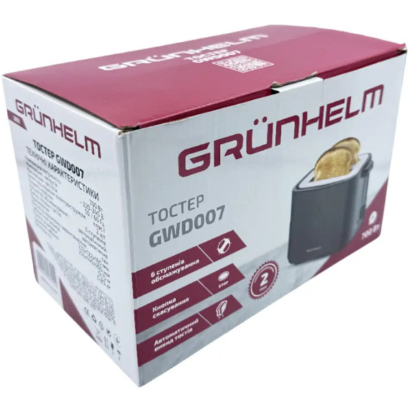 Фото - Тостер Grunhelm GWD007