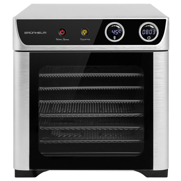 Фото - Сушарка для фруктів та овочів Grunhelm GFD2508