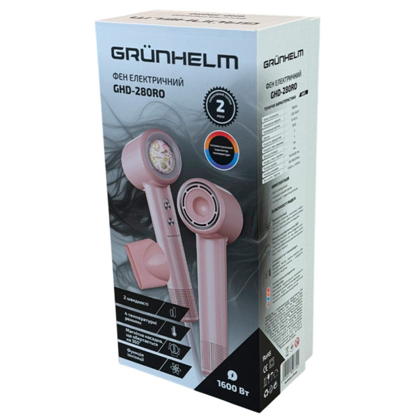 Фото - Фен Grunhelm GHD-280RO rose