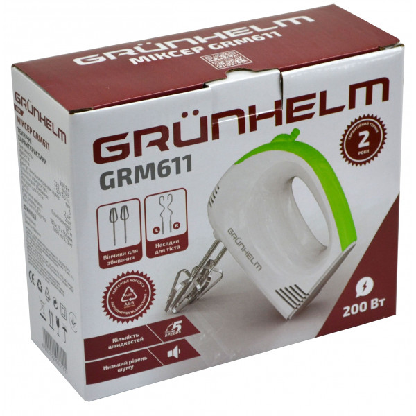 Фото - Міксер Grunhelm GRM611 Green