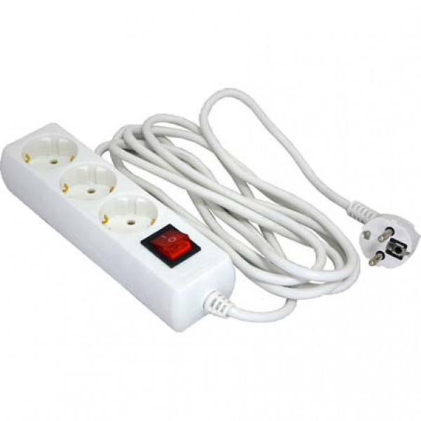 Фото - Подовжувач 220В Grunhelm GS3W3M