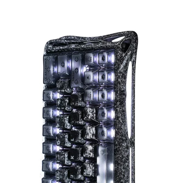Фото - Клавиатура беспроводная игровая GravaStar Mercury V60 Pro 60keys Cyber Frost Black (GSV60PRO_CF_BLK)