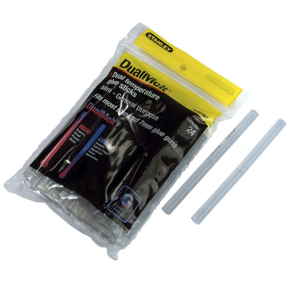 Фото - Клейовий пістолет Stanley DualTemp 1-GS20DT 24 шт