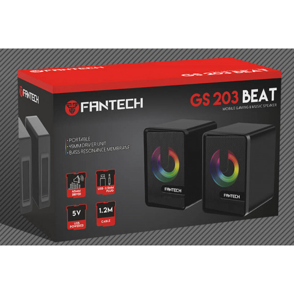 Фото - Комп'ютерна акустика компактна 2.0 Fantech GS-203/11447 Black